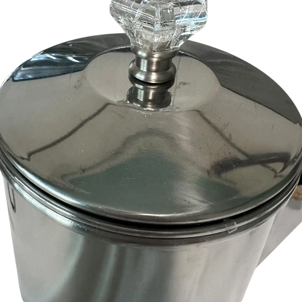 Unbranded Grease Container Kitchen OS Silver Good Stainless Steel Filter Lid